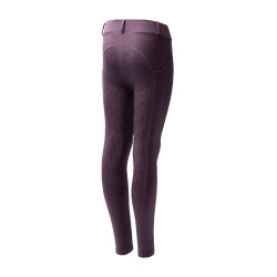 Reitleggings Horze Dea Kinder Schwarze Pflaume Lila