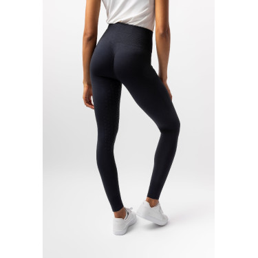 Scrunch Strumpfhose Horze Nessa Full Grip nahtlos Schwarz