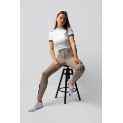 Reithose Horze Evelyn Vollbesatz Damen Einfache Trense Beige