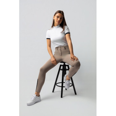 Reithose Horze Evelyn Vollbesatz Damen Einfache Trense Beige
