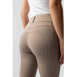 Reithose Horze Evelyn Vollbesatz Damen Einfache Trense Beige