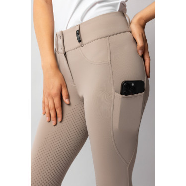 Reithose Horze Evelyn Vollbesatz Damen Einfache Trense Beige