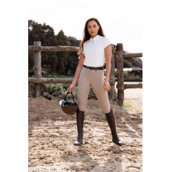 Reithose Horze Evelyn Vollbesatz Damen Einfache Trense Beige
