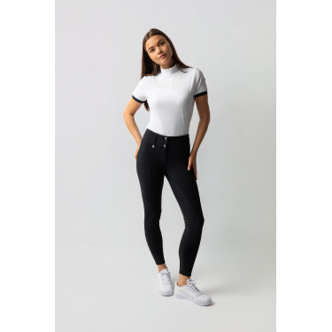 Damen-Vollbesatzreithose Horze Grand Prix Pro Dunkelmarine Blau