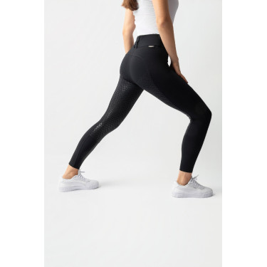 Damen-Vollbesatzreithose Horze Grand Prix Pro Dunkelmarine Blau