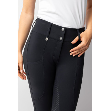 Damen-Vollbesatzreithose Horze Grand Prix Pro Dunkelmarine Blau