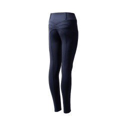 Reithose Horze Mira Kinder Vollbesatz Öffnung Marineblau