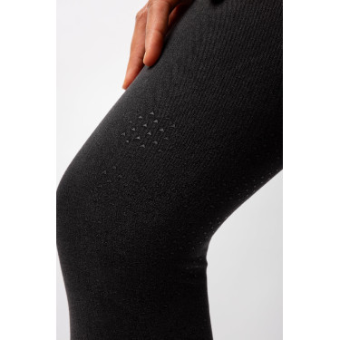 Damenreithose Horze Carolyn Denim Fullgrip Schwarz