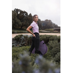 Damenreithose Horze Carolyn Denim Fullgrip Schwarz