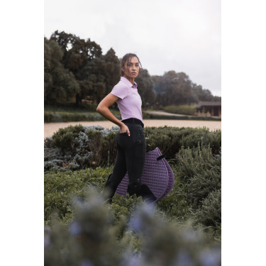 Damenreithose Horze Carolyn Denim Fullgrip Schwarz