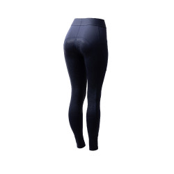 Reitleggings Horze Maia Vollbesatz Damen Öffnung Marineblau