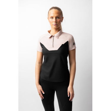 Damen-Poloshirt B Vertigo Giselle zweifarbig Schwarze Schönheit Damen-Poloshirt B Vertigo Giselle zweifarbig Schwarze Schönheit