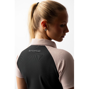 Damen-Poloshirt B Vertigo Giselle zweifarbig Schwarze Schönheit Damen-Poloshirt B Vertigo Giselle zweifarbig Schwarze Schönheit