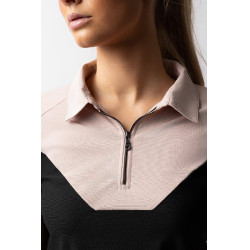 Damen-Poloshirt B Vertigo Giselle zweifarbig Schwarze Schönheit Damen-Poloshirt B Vertigo Giselle zweifarbig Schwarze Schönheit
