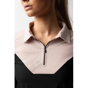 Damen-Poloshirt B Vertigo Giselle zweifarbig Schwarze Schönheit Damen-Poloshirt B Vertigo Giselle zweifarbig Schwarze Schönheit