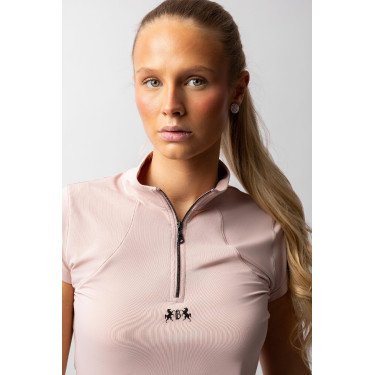 Trainings-T-Shirt B Vertigo Joelle kurzarm Damen Sepia-Rose Rosa Trainings-T-Shirt B Vertigo Joelle kurzarm Damen Sepia-Rose Rosa