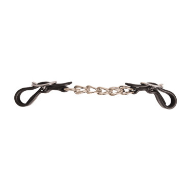 Einfache Hackamore-Kette Dy’on New English Schwarz