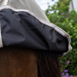 Fliegendecke mit Bauchschutz Comfort Kentucky Beige kariert Fliegendecke mit Bauchschutz Comfort Kentucky Beige kariert