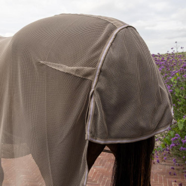 Fliegendecke mit Bauchschutz Comfort Kentucky Beige kariert Fliegendecke mit Bauchschutz Comfort Kentucky Beige kariert