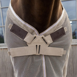 Fliegendecke mit Bauchschutz Comfort Kentucky Beige kariert Fliegendecke mit Bauchschutz Comfort Kentucky Beige kariert