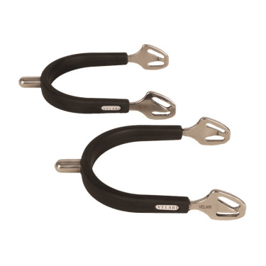 Runde Stahlsporen mit Velari-Gummi Edelstahl Runde Stahlsporen mit Velari-Gummi Edelstahl