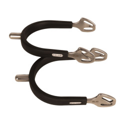 Runde Stahlsporen mit Velari-Gummi Edelstahl Runde Stahlsporen mit Velari-Gummi Edelstahl