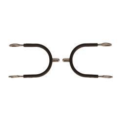 Runde Stahlsporen mit Velari-Gummi Edelstahl Runde Stahlsporen mit Velari-Gummi Edelstahl