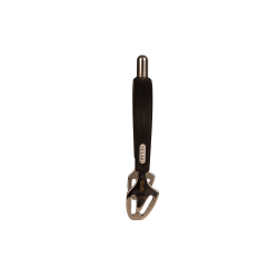 Runde Stahlsporen mit Velari-Gummi Edelstahl