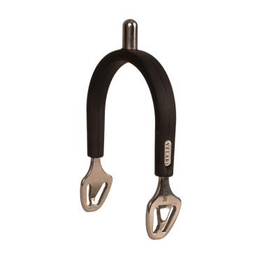 Runde Stahlsporen mit Velari-Gummi Edelstahl Runde Stahlsporen mit Velari-Gummi Edelstahl