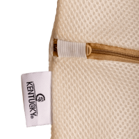 Kentucky 3D-Spacer-Waschbeutel Beige kariert