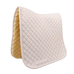 Kentucky Schaffell-Satteldecke Skin Friendly Diamond Dressage Weiß Wei&szlig;
