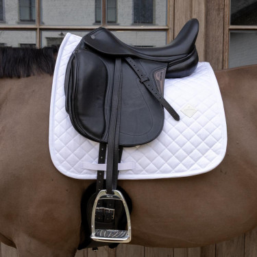 Kentucky Schaffell-Satteldecke Skin Friendly Diamond Dressage Weiß Wei&szlig;