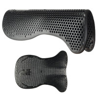 Tattini Gel-Sattelkissen erhöhend schwarz Schwarz