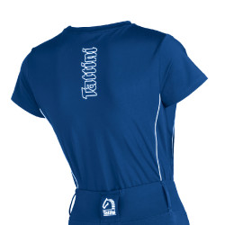 Tattini Polohemd Passiflora Mädchen Nationalblau