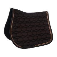 Roségold Glamour Style HKM Schabracke Braun / Roségold