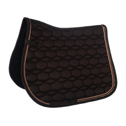 Roségold Glamour Style HKM Schabracke Braun / Roségold