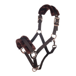 Halfter Rosegold Glamour Style HKM Braun / Roségold