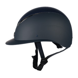 HKM Reithelm Alarion Marine / Silberfarben Blau