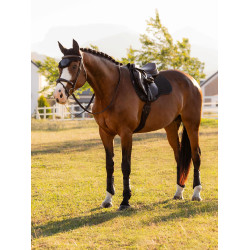 LeMieux GP Square Baumwollschabracke Schwarz LeMieux GP Square Baumwollschabracke Schwarz