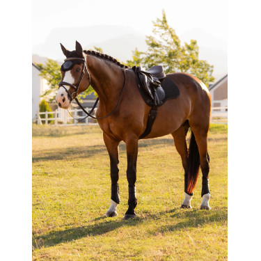 LeMieux GP Square Baumwollschabracke Schwarz LeMieux GP Square Baumwollschabracke Schwarz