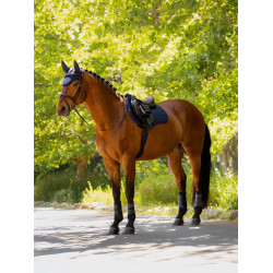 LeMieux GP Square Baumwollschabracke Marine Marineblau