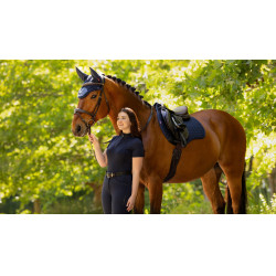 LeMieux GP Square Baumwollschabracke Marine Marineblau