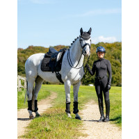 LeMieux Suede Dressage Square Reflective Marineblau