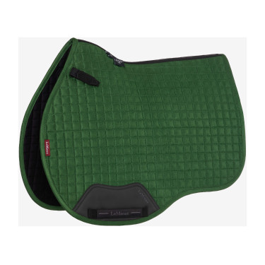 LeMieux Reflektierendes Wildleder Unisex GP Schabracke Jägergrün Gr&uuml;n