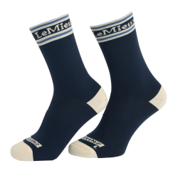 LeMieux x Sealskinz Anti-Blasen-Socken Marine Marineblau