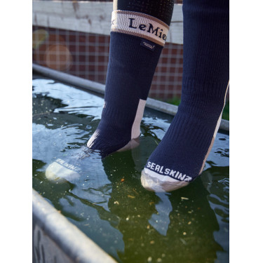 Wasserdichte Socken LeMieux x Sealskinz Marine Marineblau
