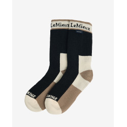 Wasserdichte Socken LeMieux x Sealskinz Schwarz