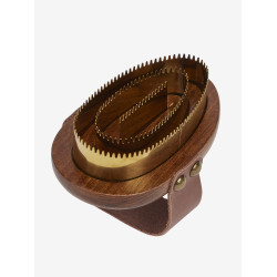 LeMieux Artisan Metallstriegel Braun