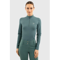 Technik-Polo Harcour Tess Damen Pfau