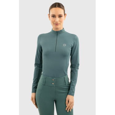 Technik-Polo Harcour Tess Damen Pfau
